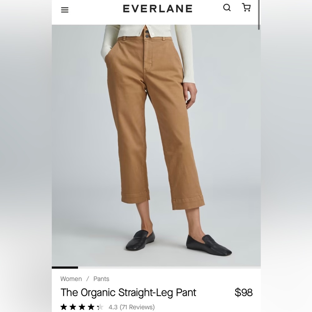 Everlane - The Organic Straight-Leg Pant